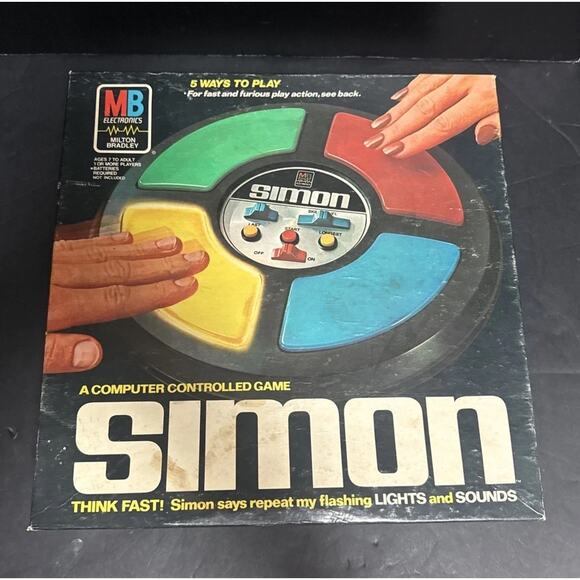 Milton Bradley Simon Electronic Game Original Box 100% Complete Vintage 1978 - Picture 11 of 16